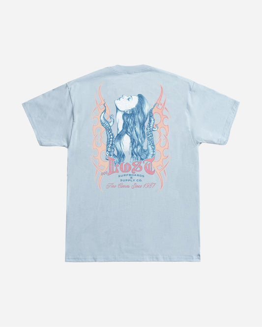 Octo Girl Tee Arctic Blue