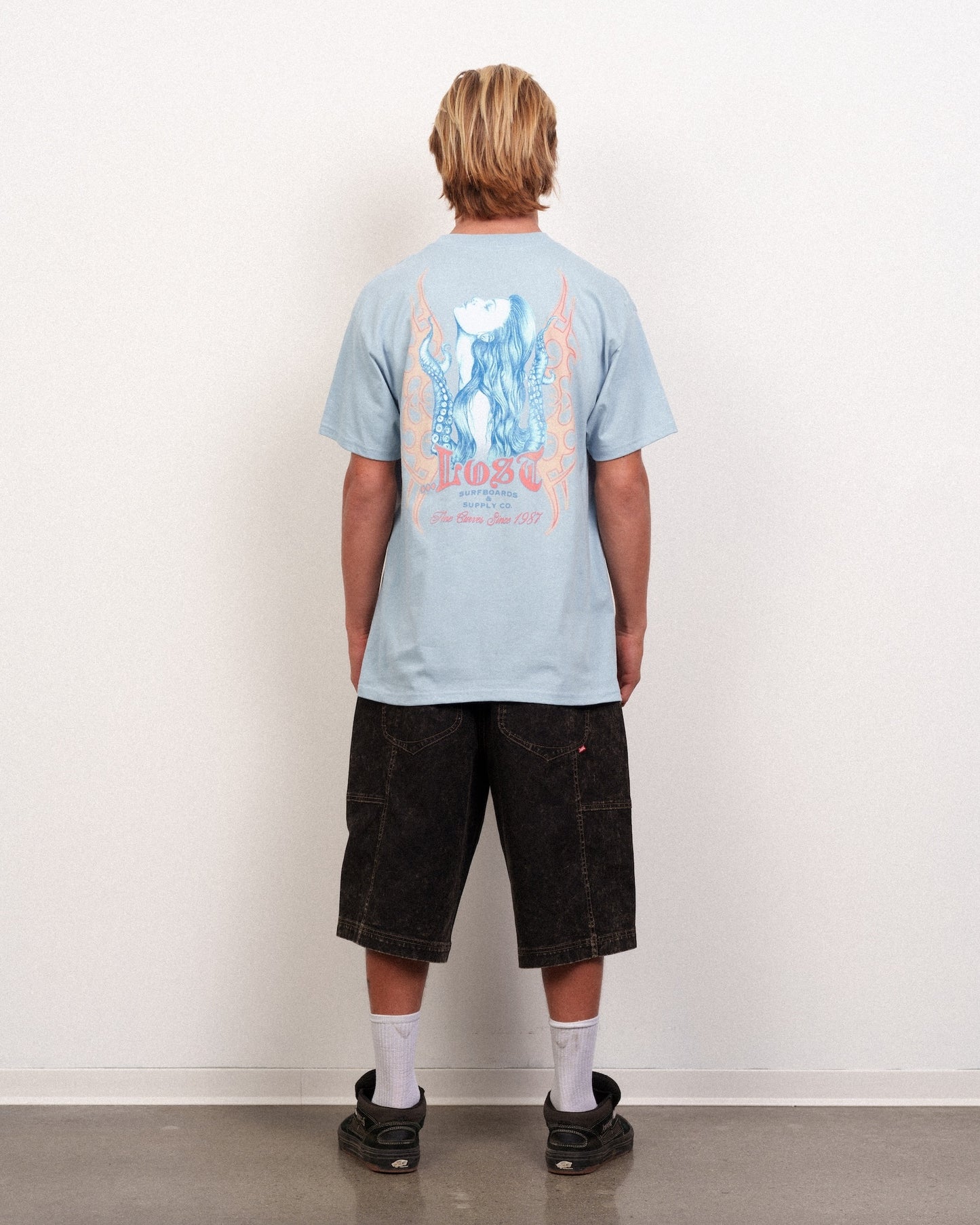 Octo Girl Tee Arctic Blue