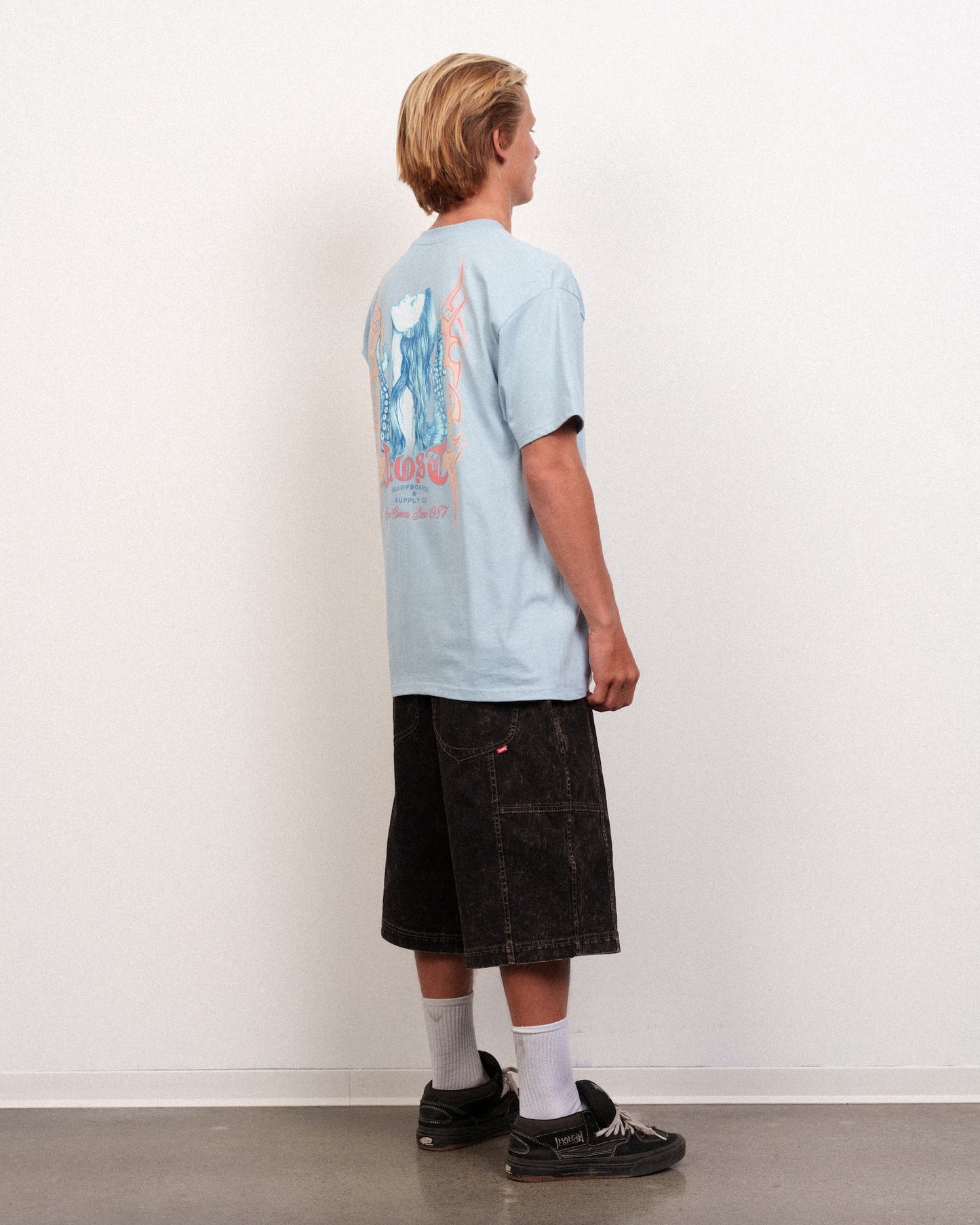 Octo Girl Tee Arctic Blue