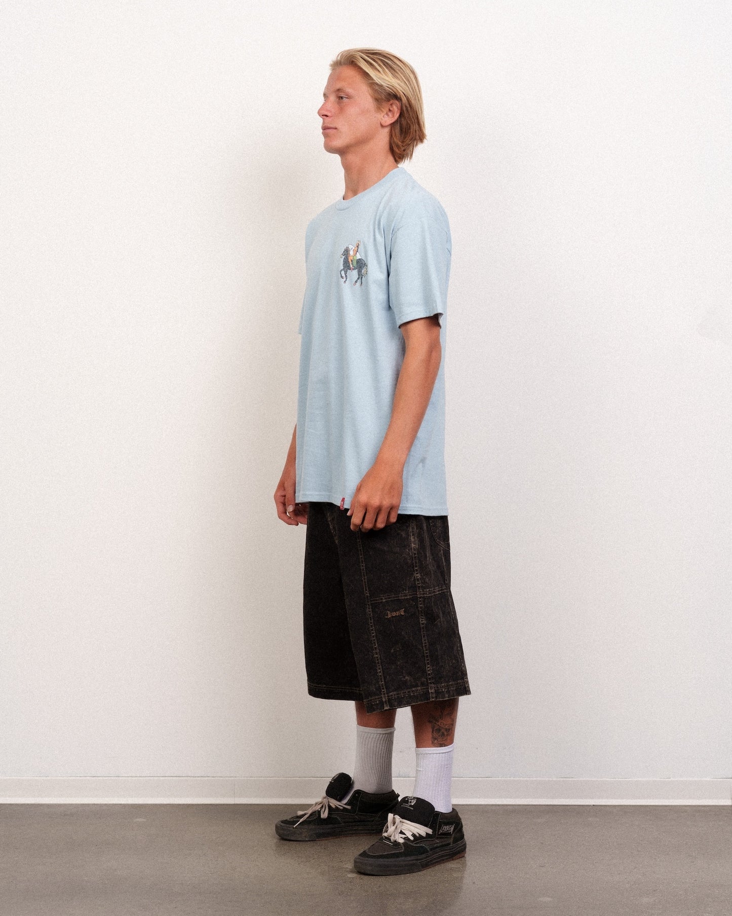 Cowgirl In The Sand Tee Arctic Blue