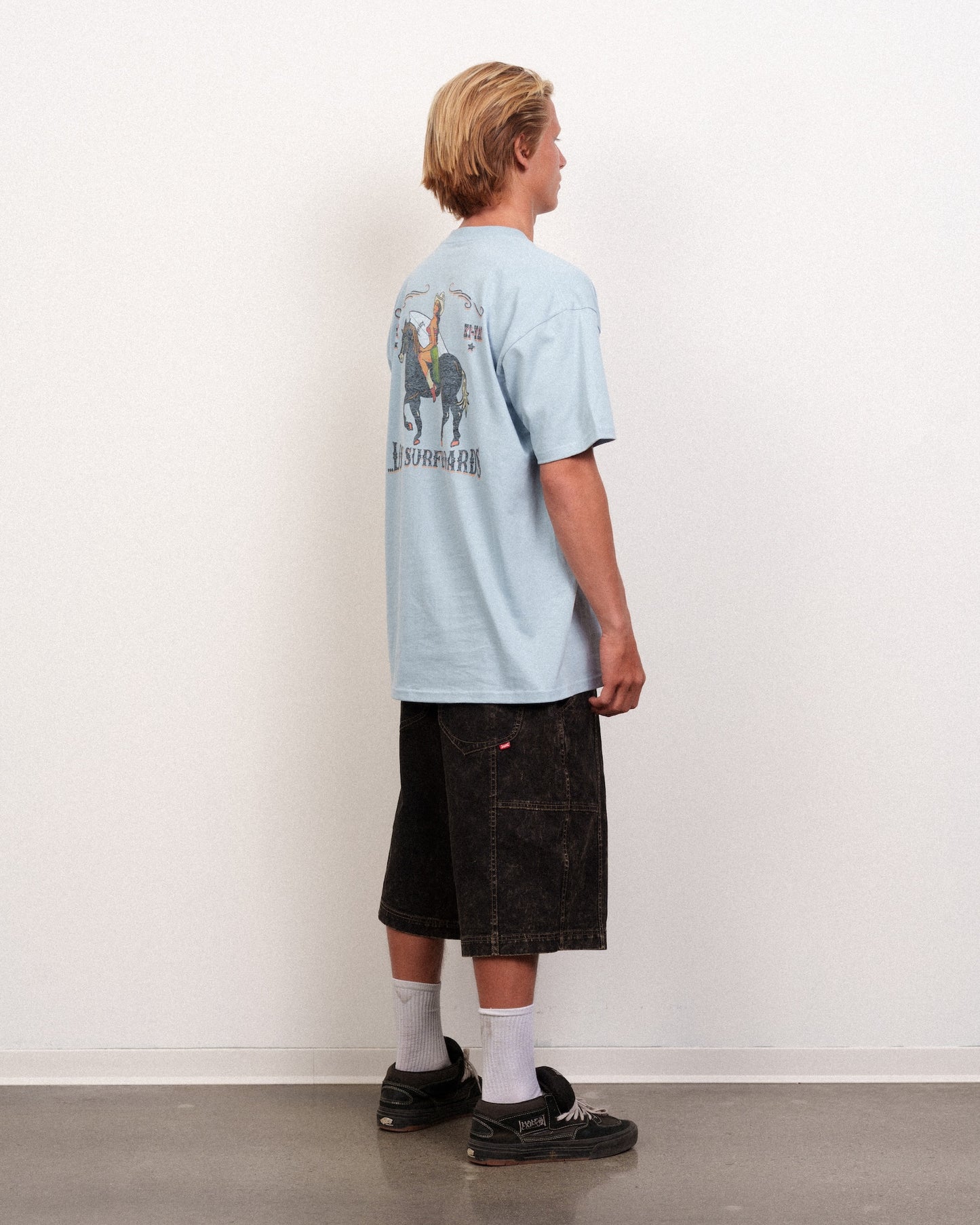 Cowgirl In The Sand Tee Arctic Blue