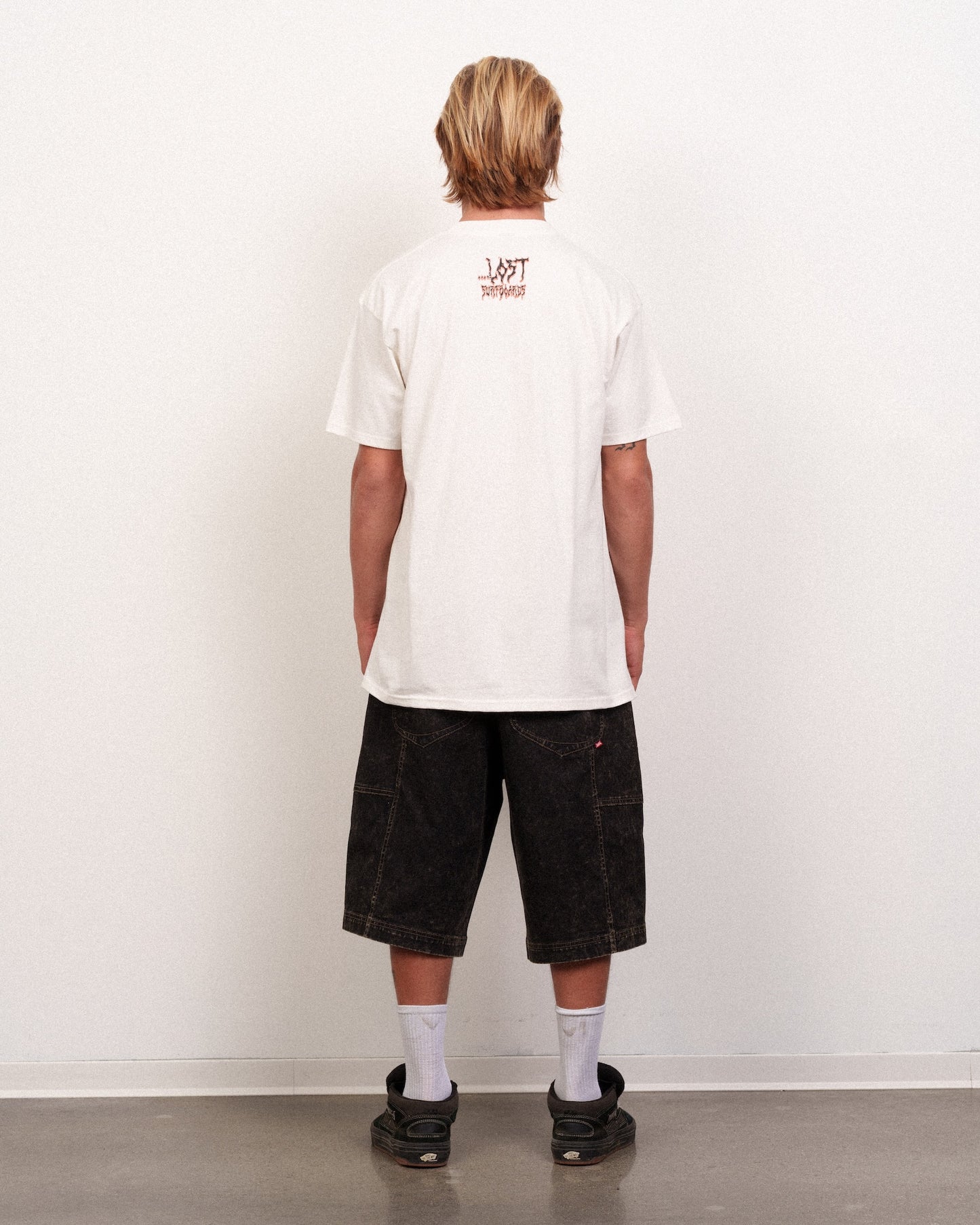 Lost Grumpy Grouper Tee Vintage White