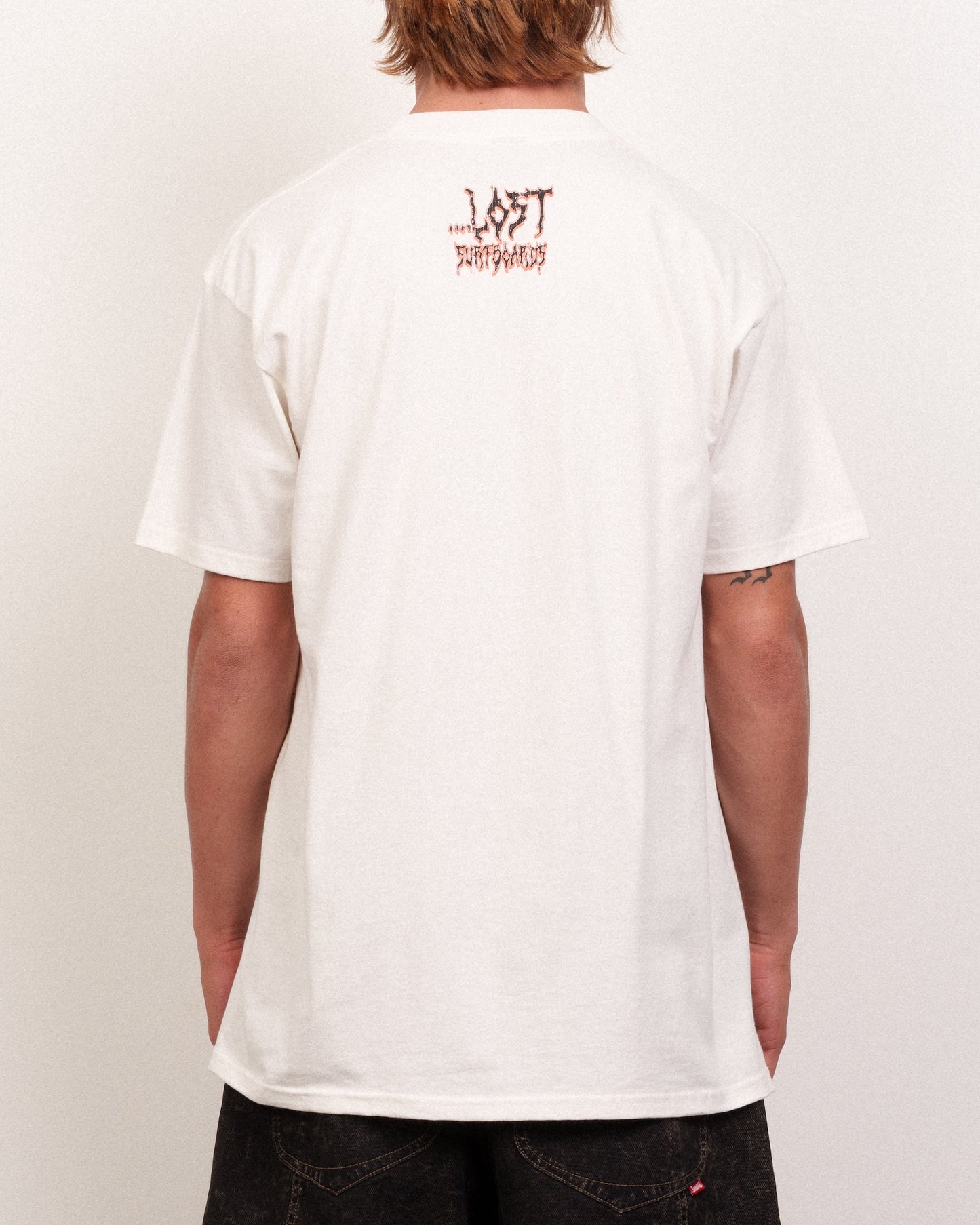 Lost Grumpy Grouper Tee Vintage White