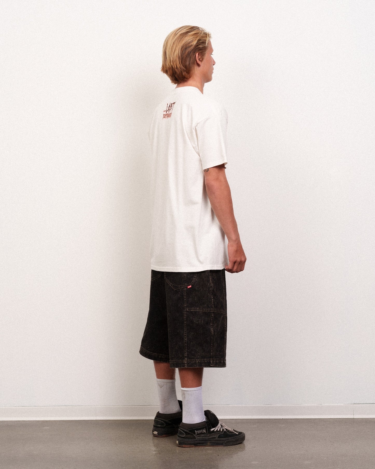 Lost Grumpy Grouper Tee Vintage White