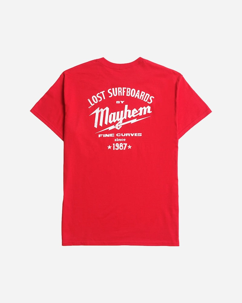Builders By Mayhem Tee Red