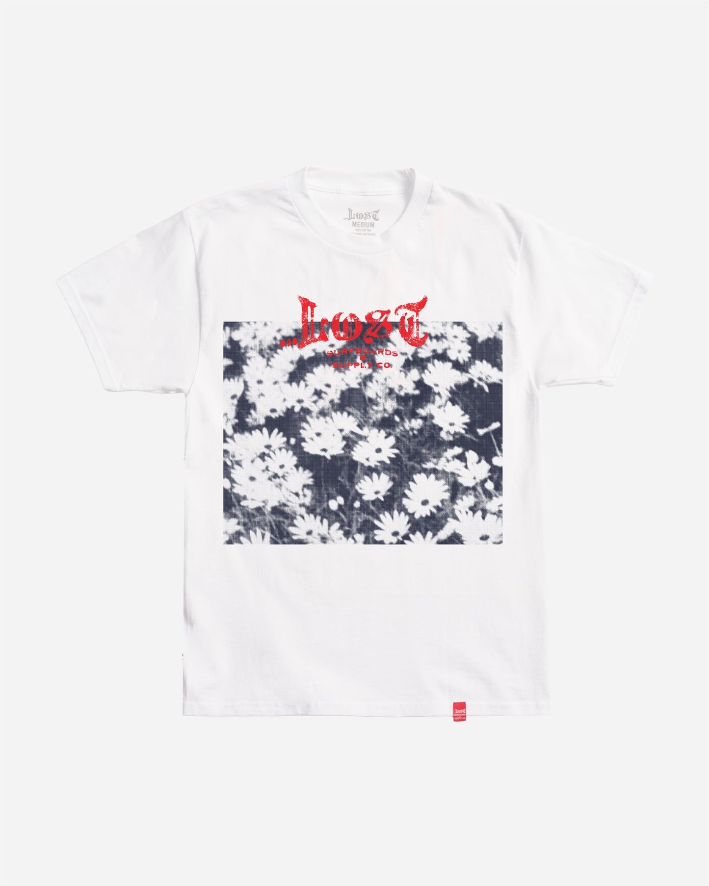 Daisy Days Tee White Enzyme