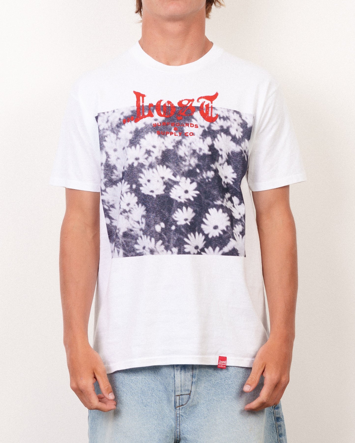 Daisy Days Tee White Enzyme