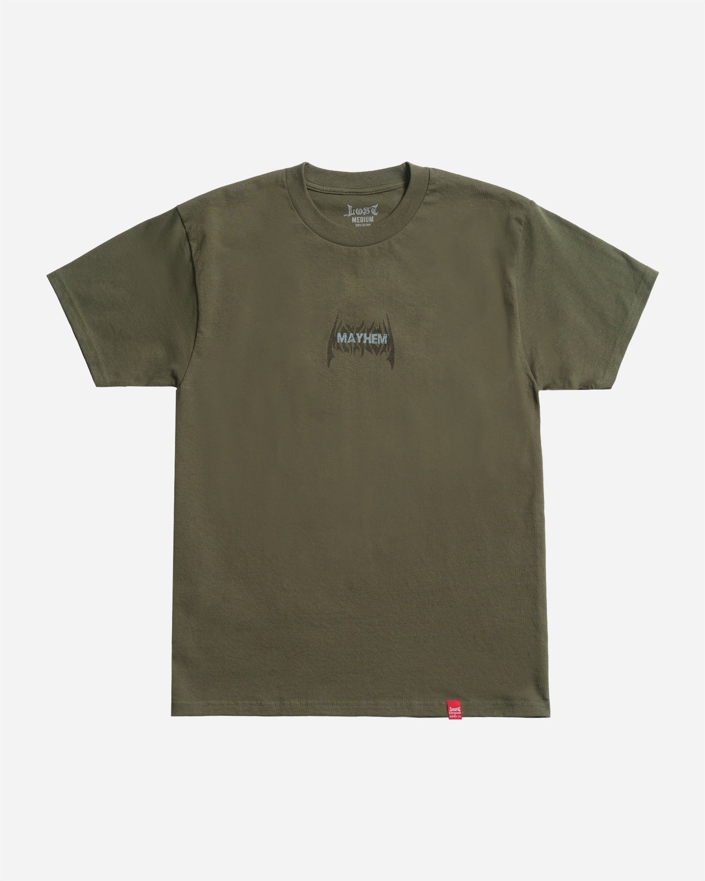 Mayhem Big Block Tee Surplus Green