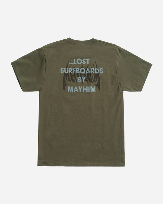 Mayhem Big Block Tee Surplus Green