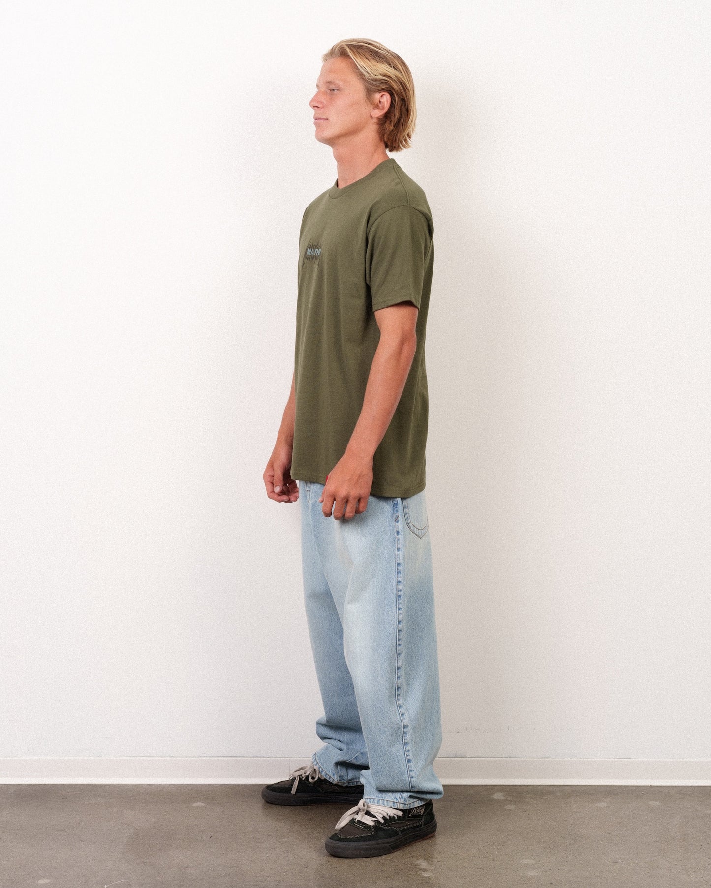 Mayhem Big Block Tee Surplus Green