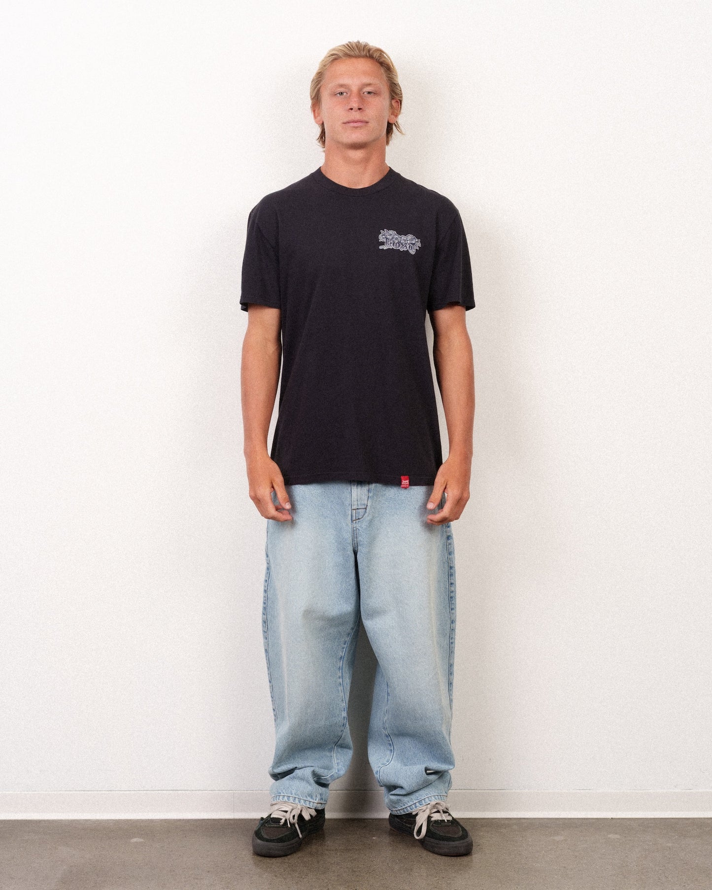 Mental Tee Black Garment Dye