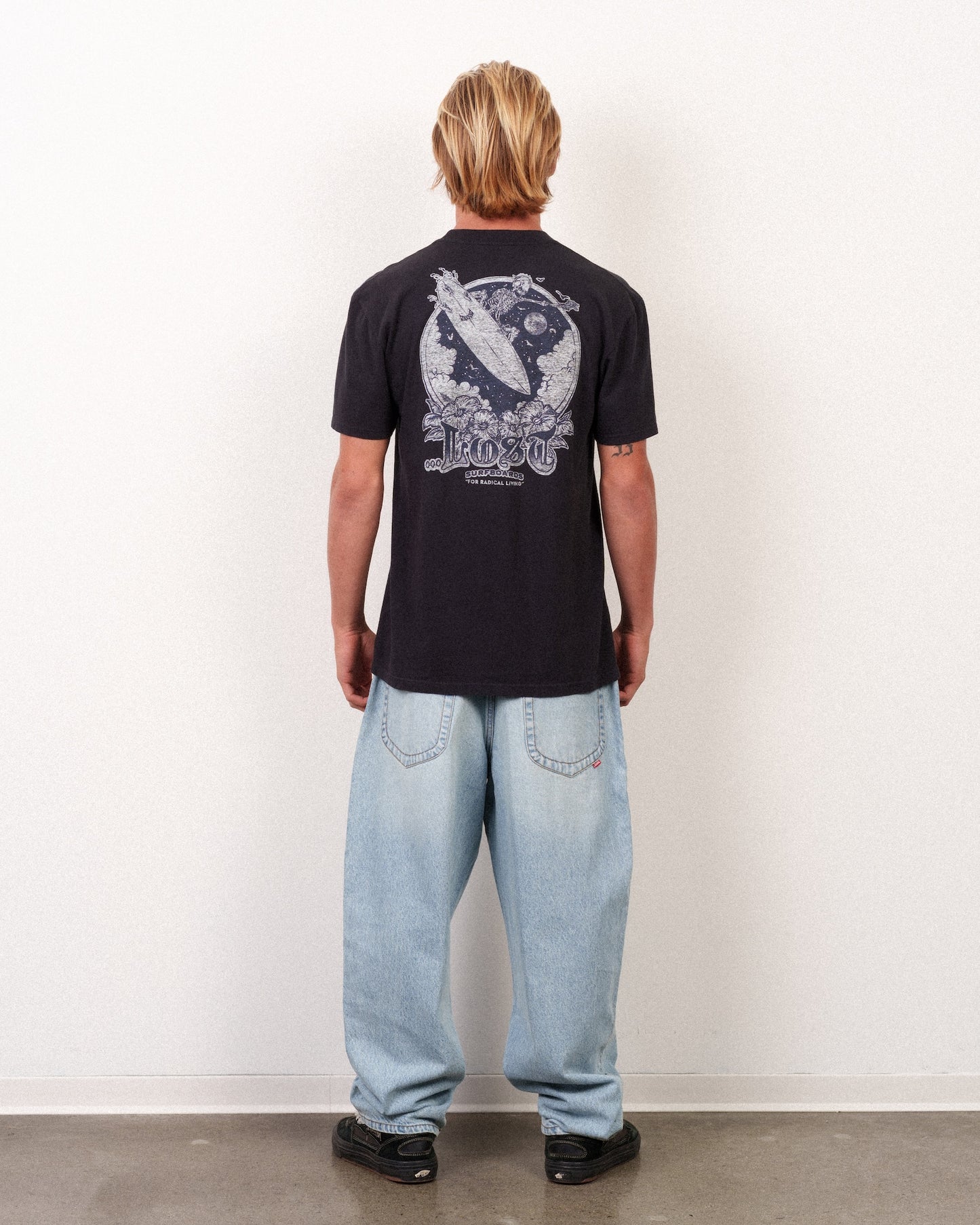 Mental Tee Black Garment Dye