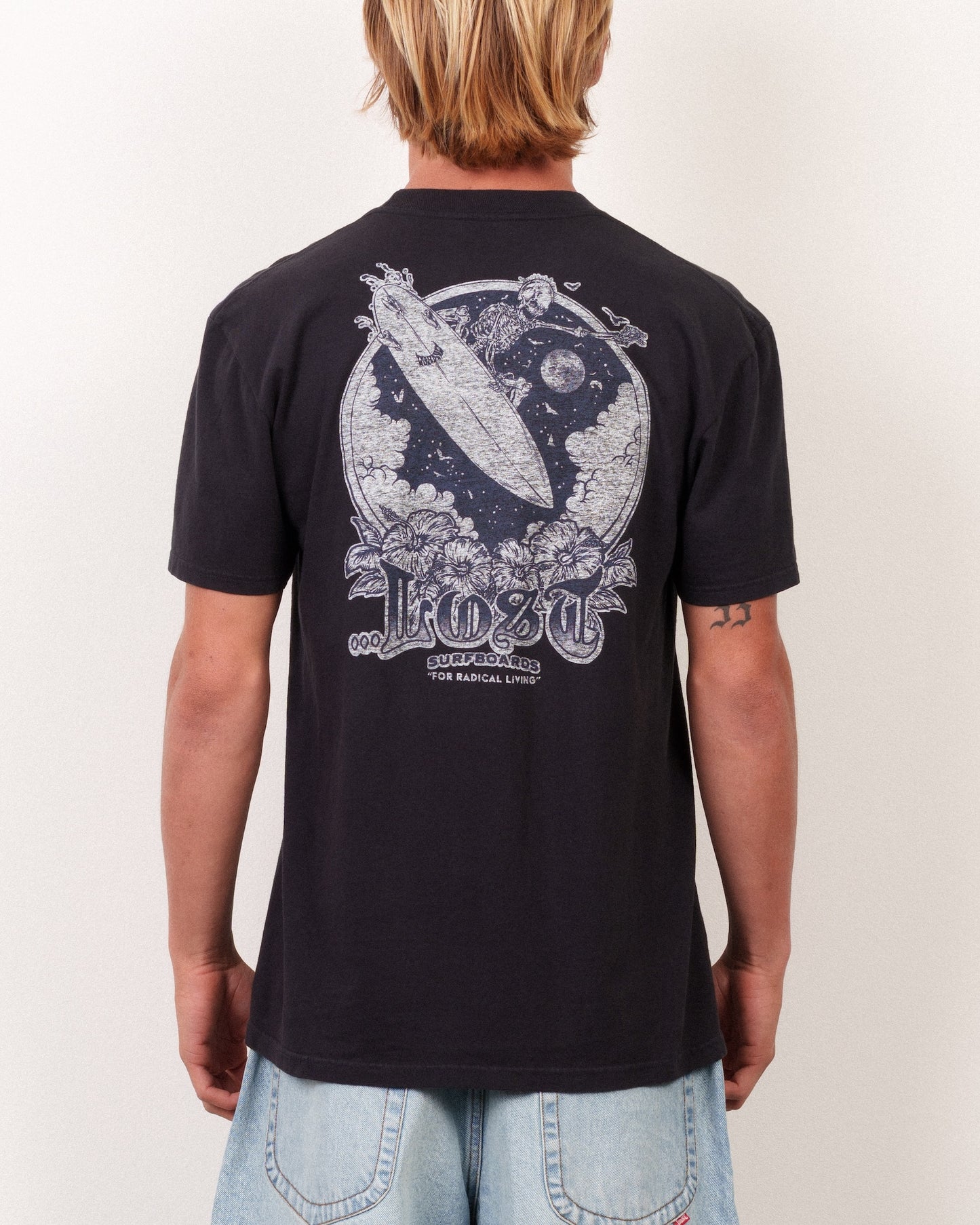 Mental Tee Black Garment Dye