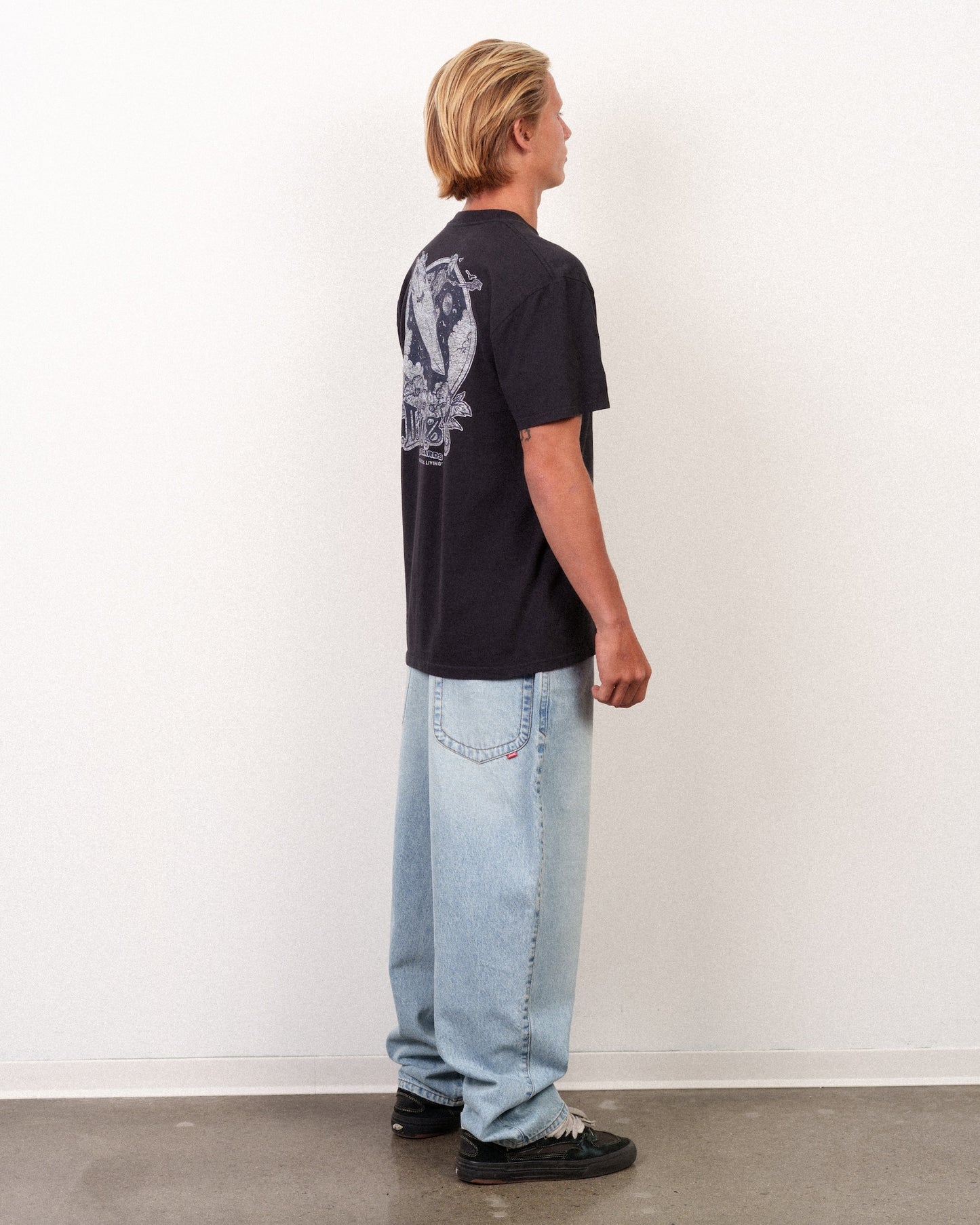 Mental Tee Black Garment Dye