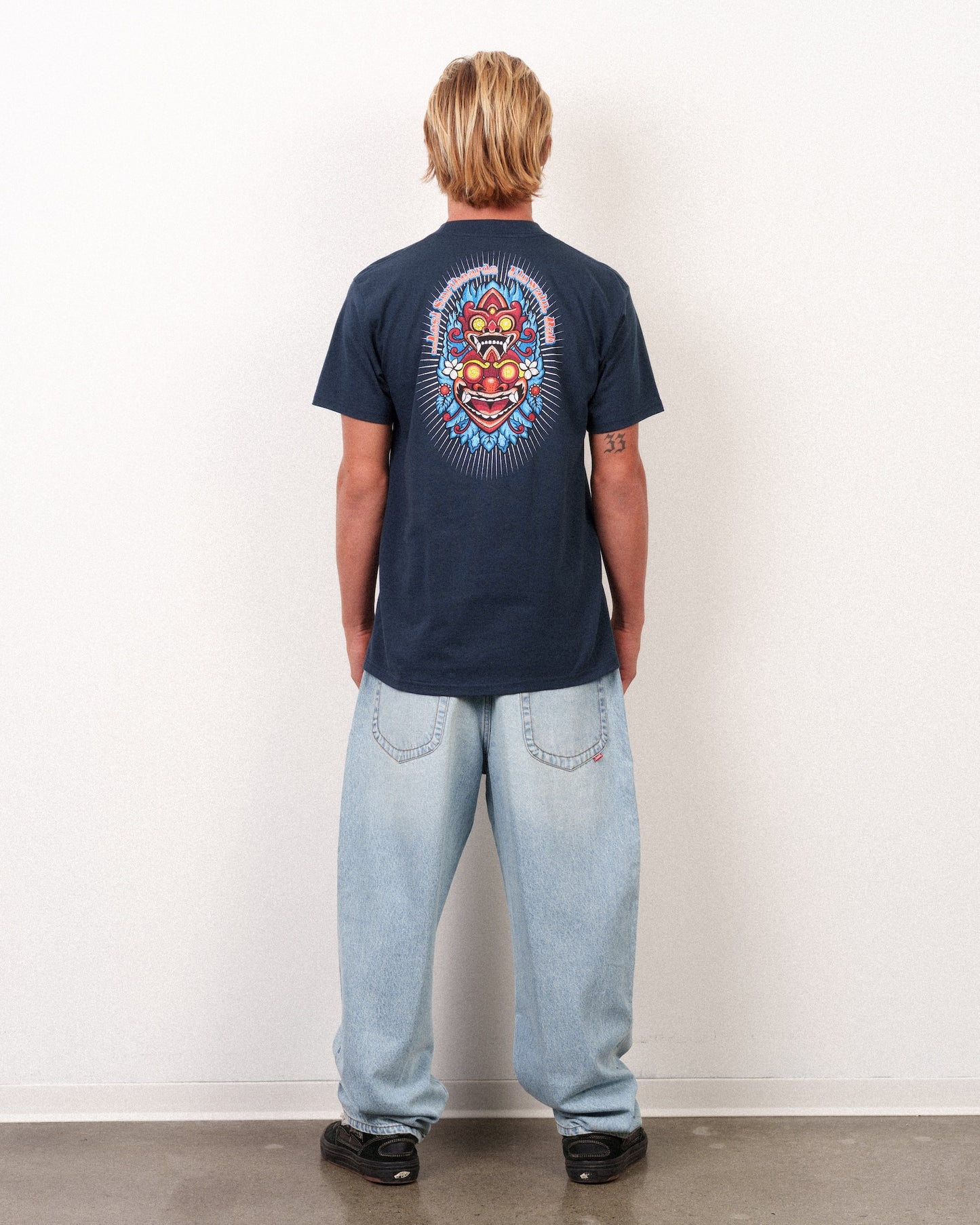 Lost In Bali Tee Navy