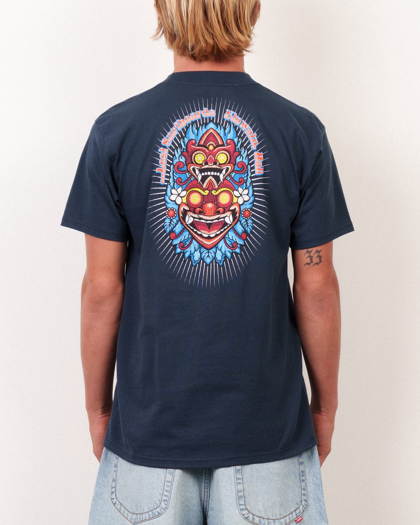 Lost In Bali Tee Navy