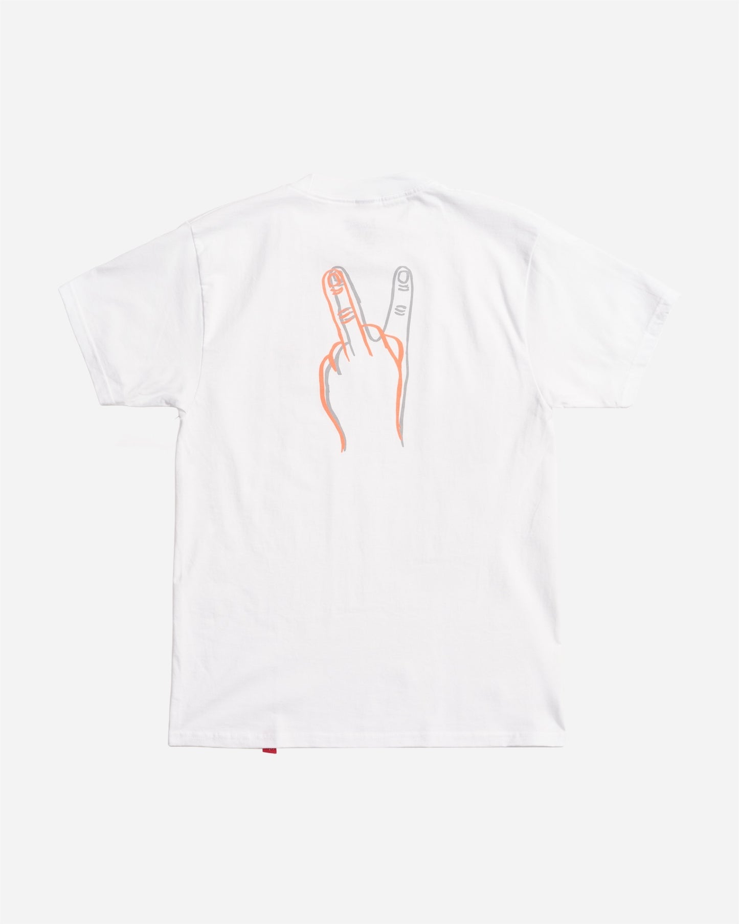 Peace Off Tee White