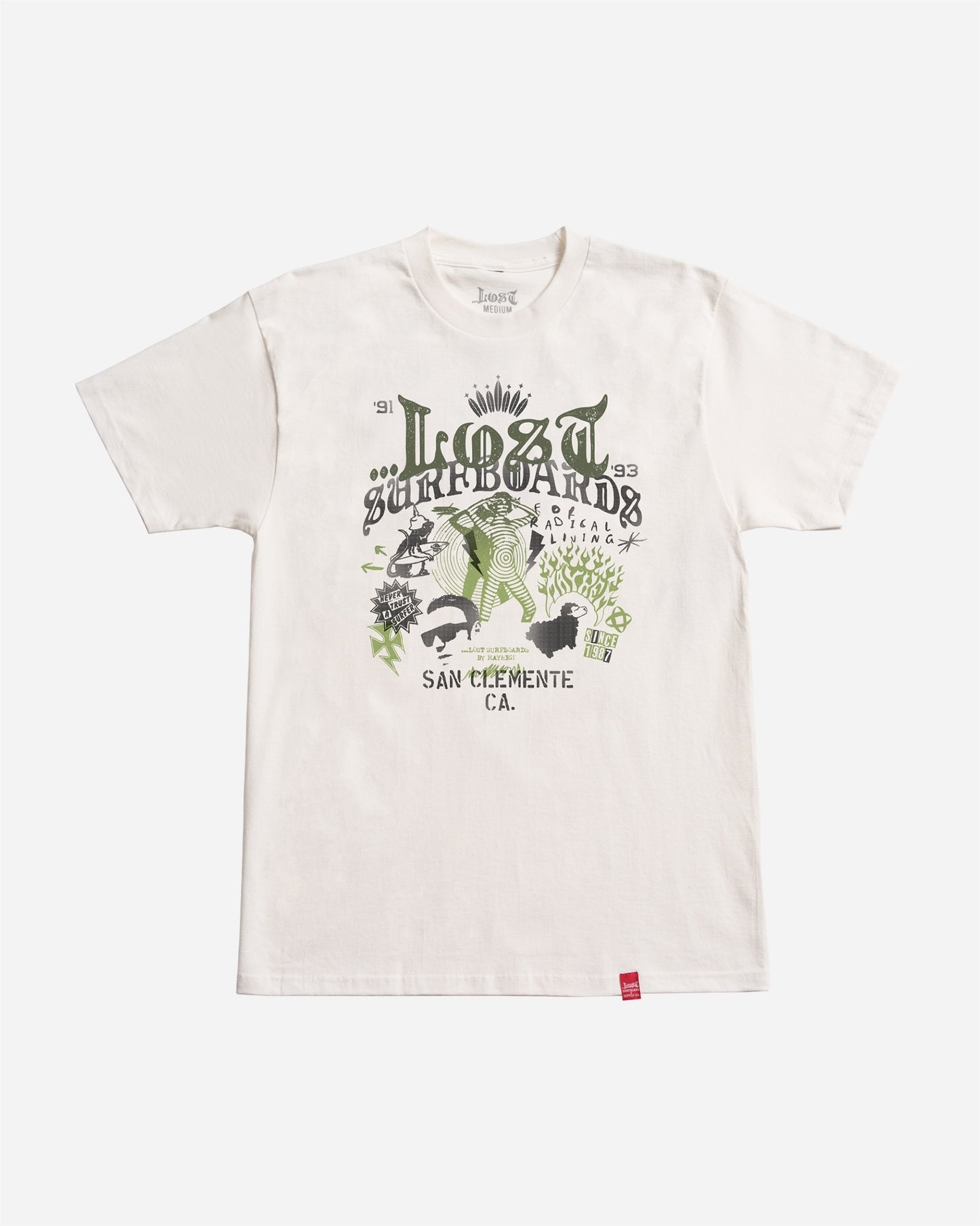 Radical Living Mayhem Tee Vintage White