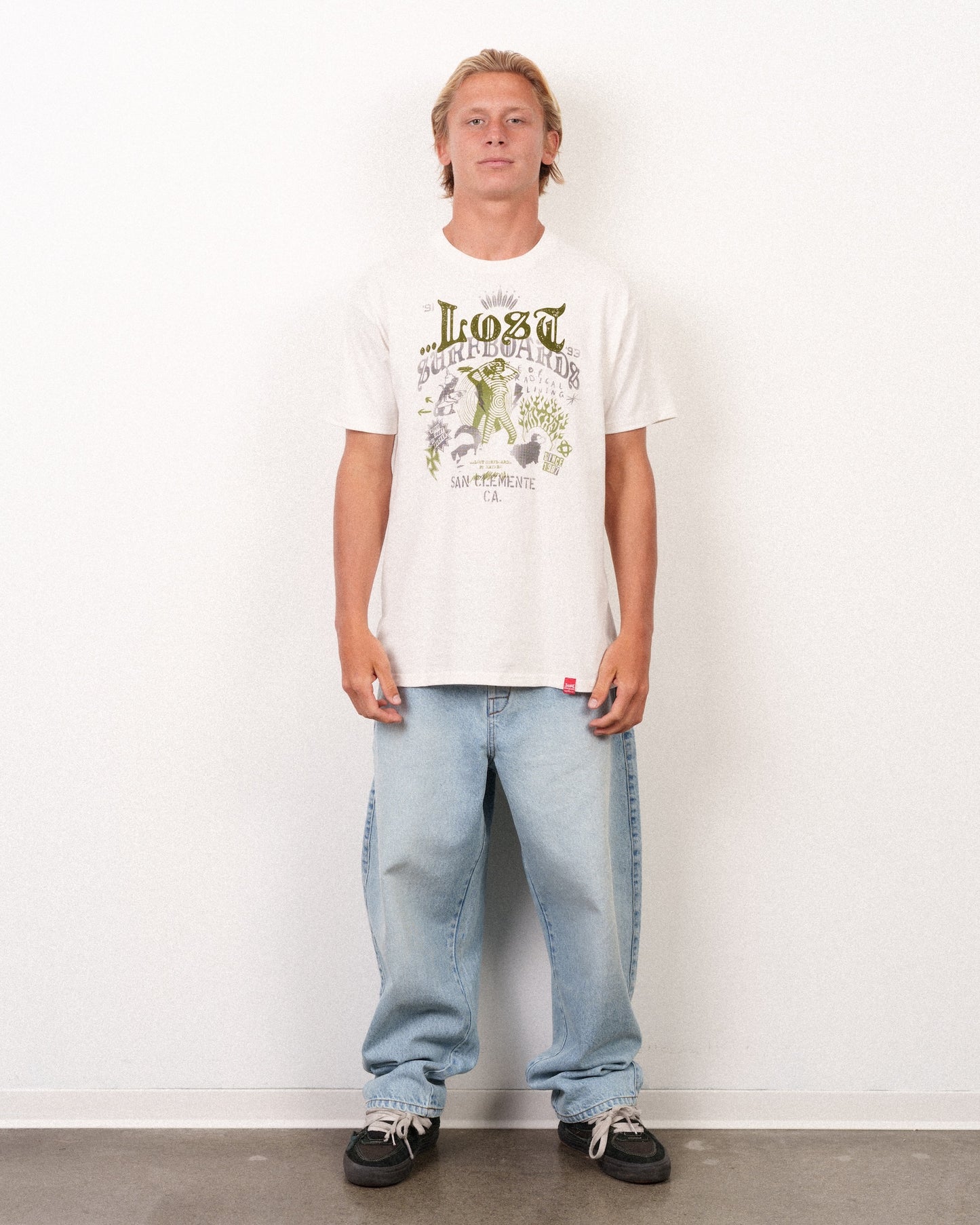 Radical Living Mayhem Tee Vintage White