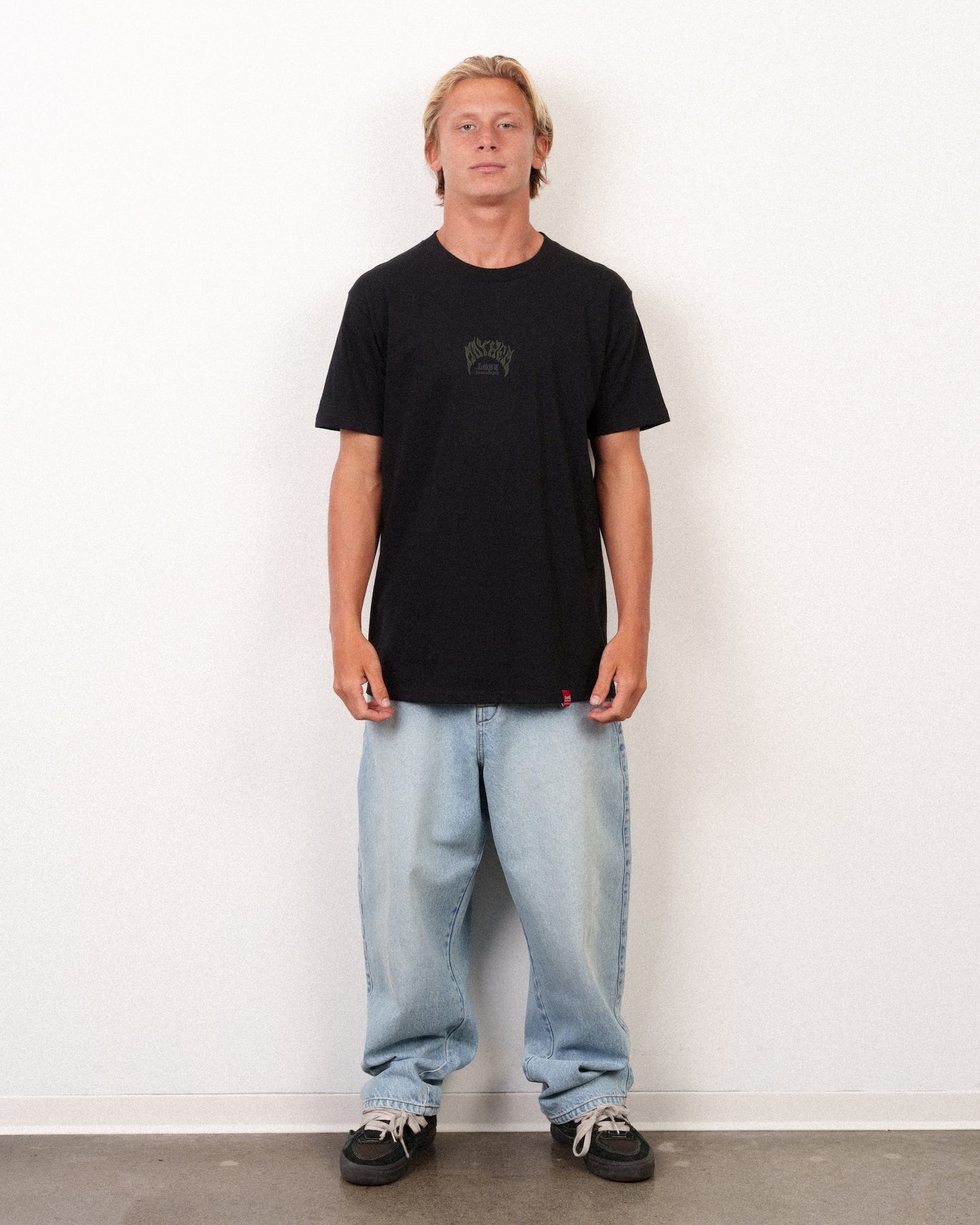 Stacked Tee Black