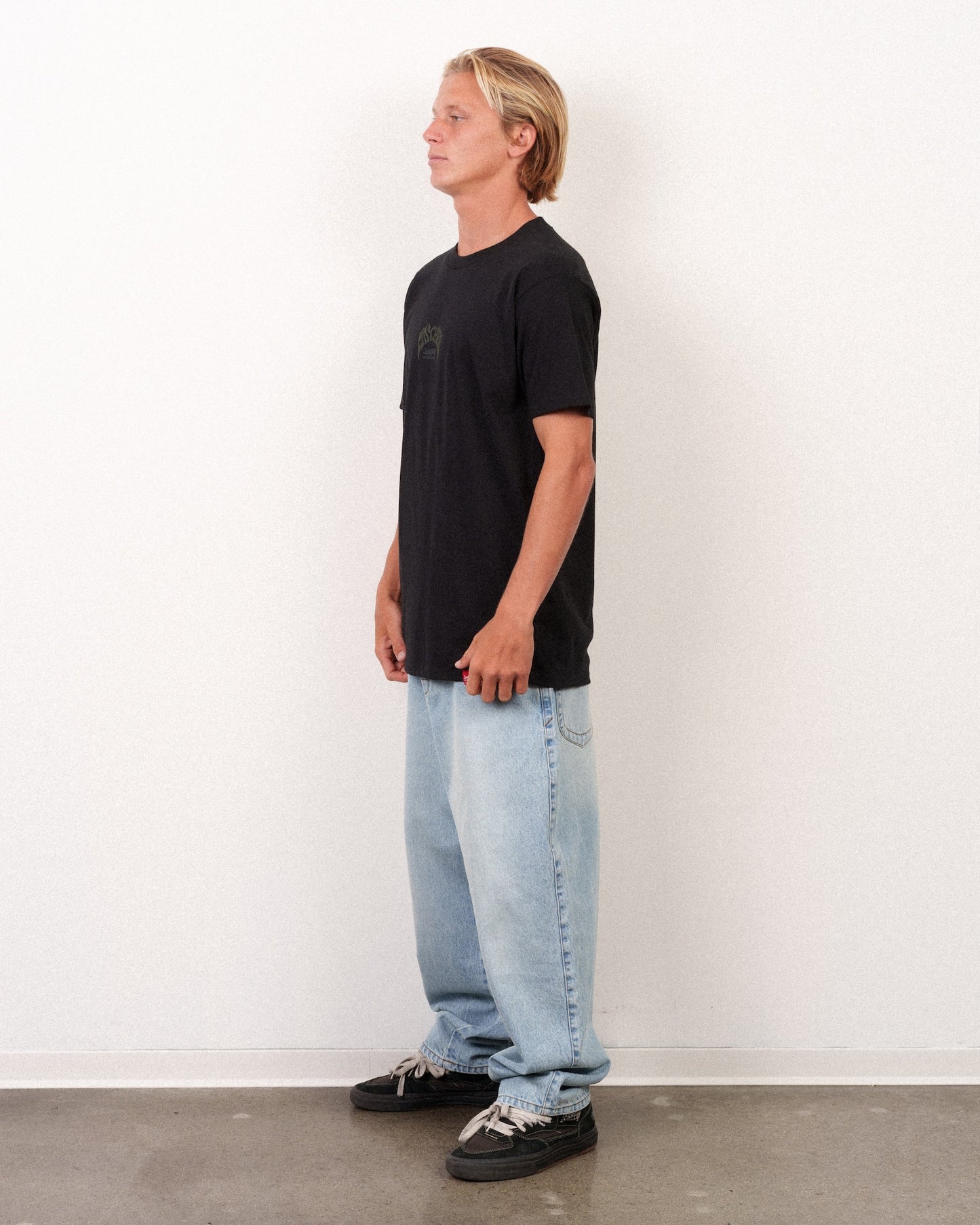 Stacked Tee Black