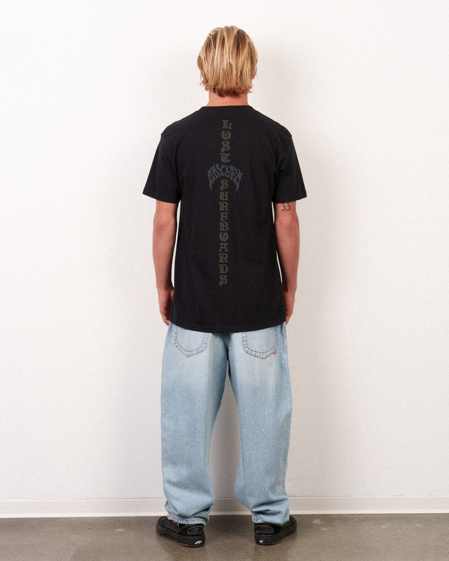 Stacked Tee Black