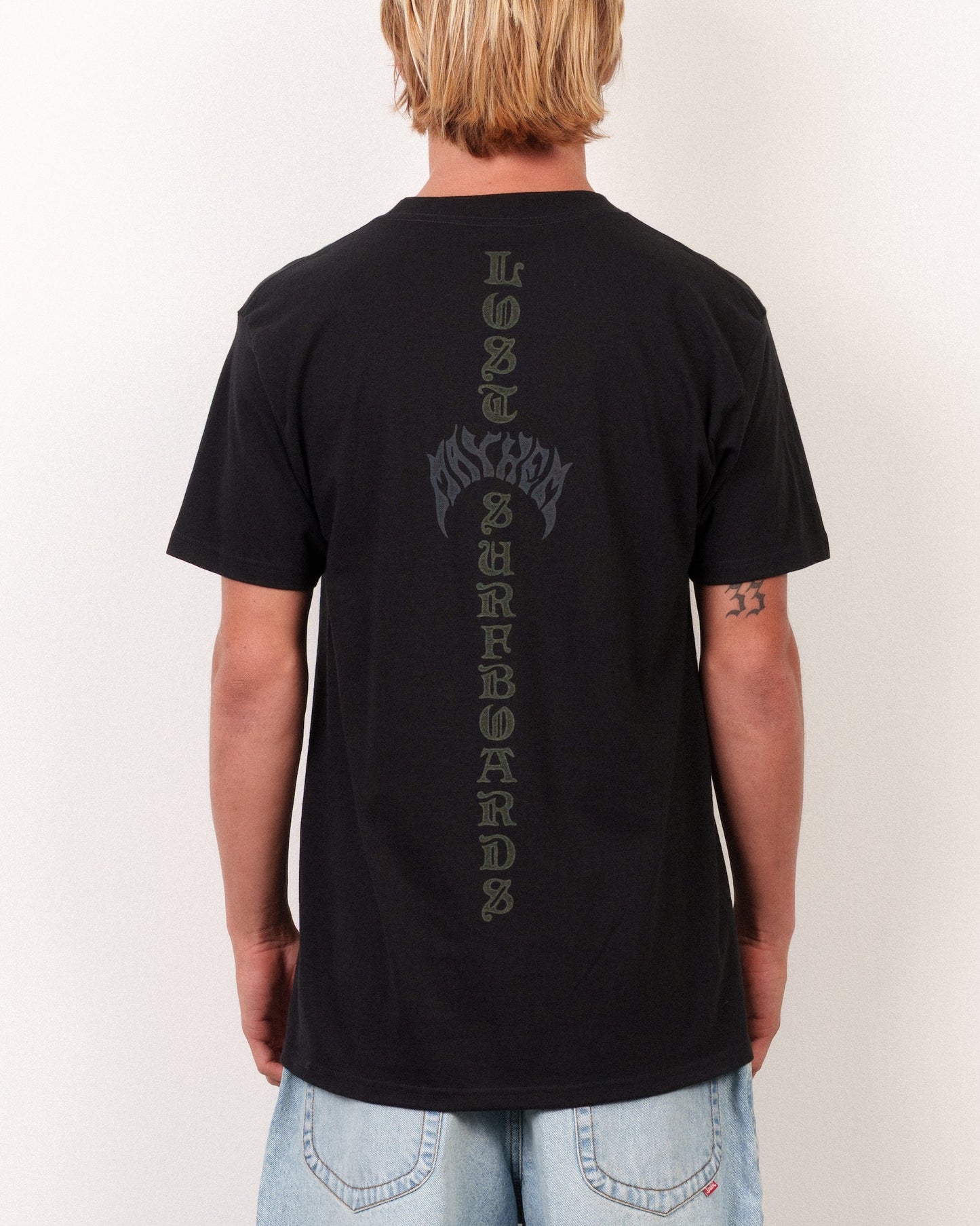 Stacked Tee Black