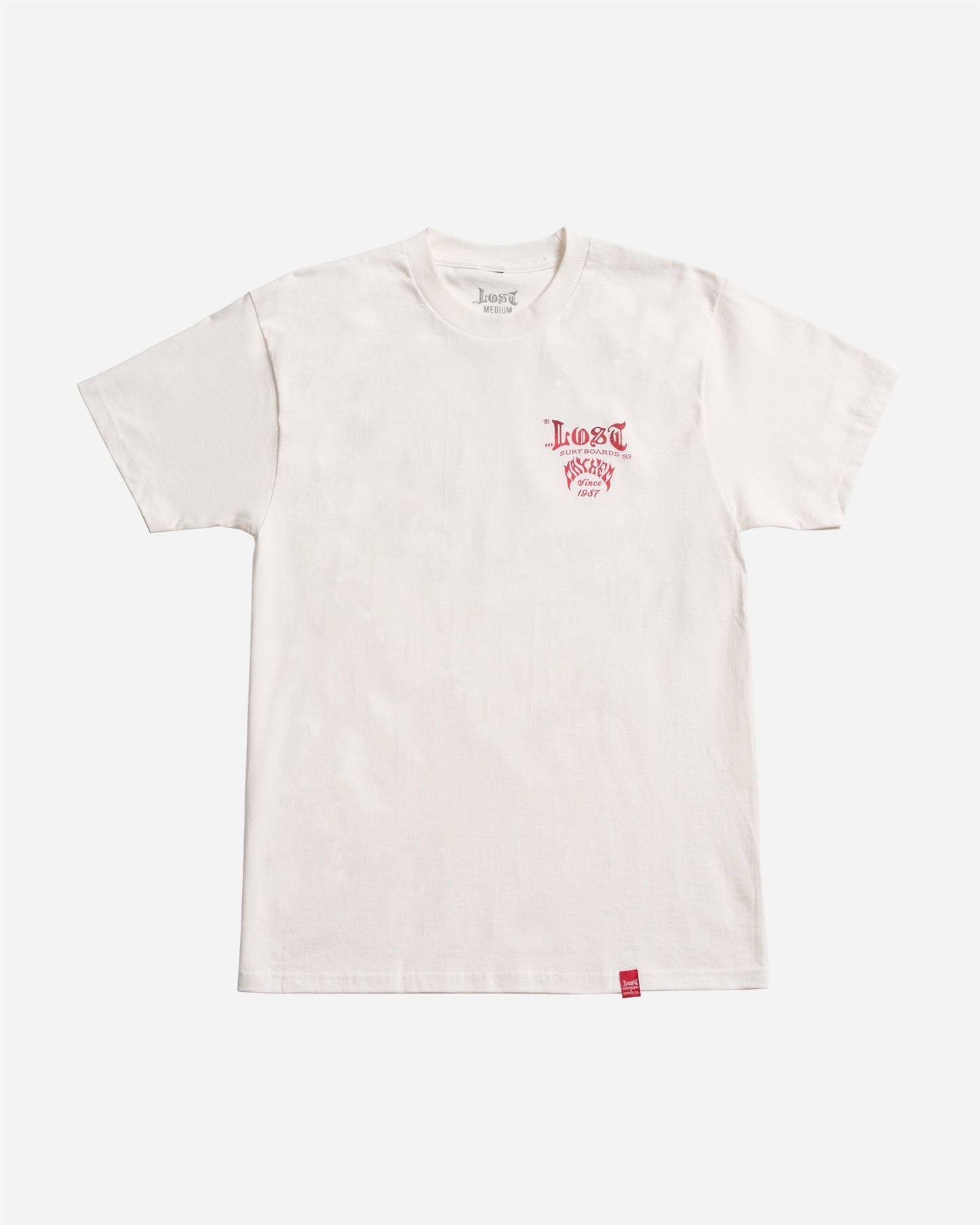 Mayhem Peak Seeking Missile Tee Vintage White