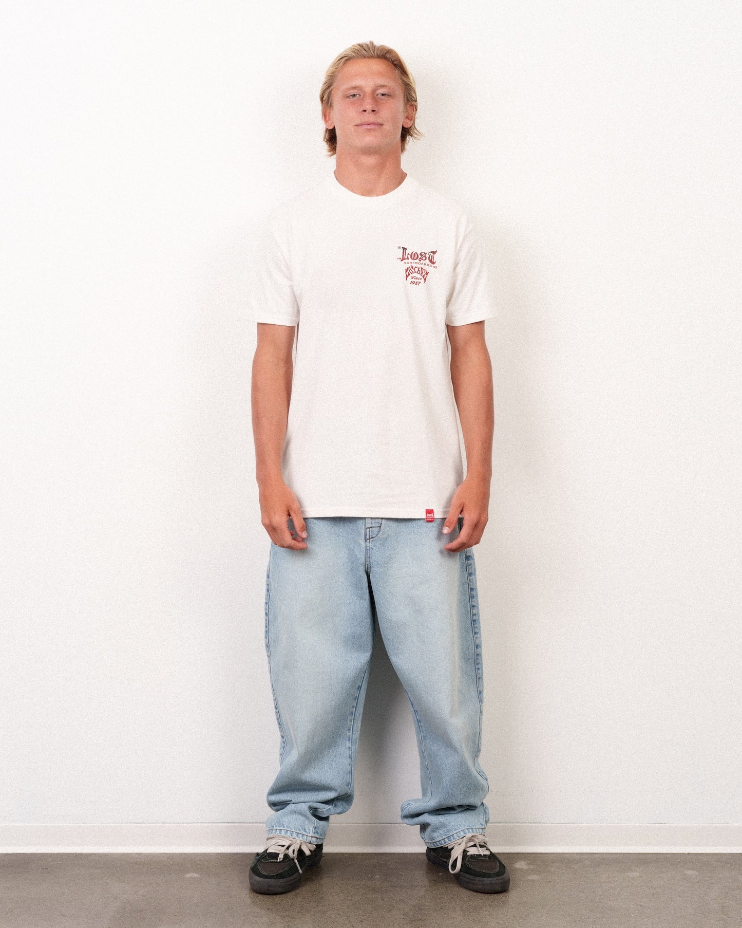 Mayhem Peak Seeking Missile Tee Vintage White