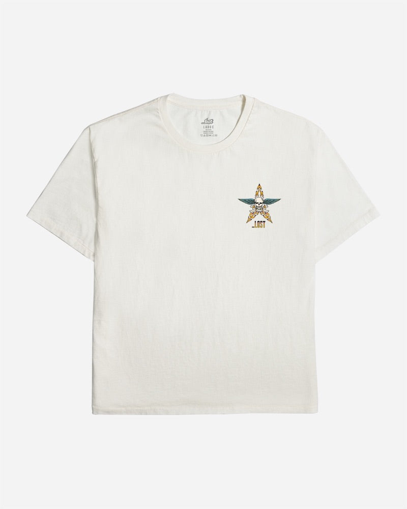 Hot Rod Boxy Tee Vintage White