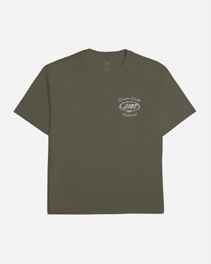 Genuine Quality Boxy Tee Dark Earth