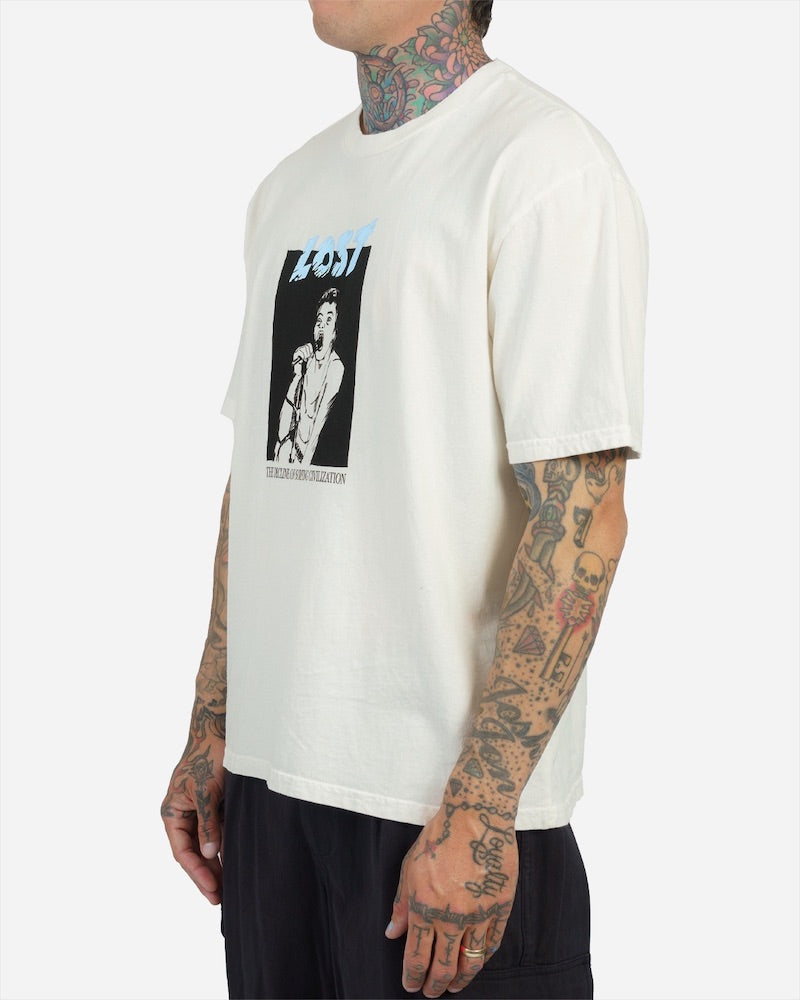 Decline Boxy Tee Vintage White