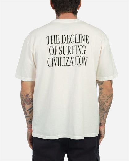 Decline Boxy Tee Vintage White