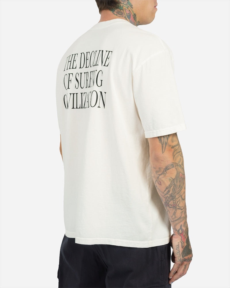 Decline Boxy Tee Vintage White