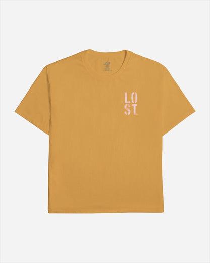 Surf Bored Boxy Tee Faded Orange