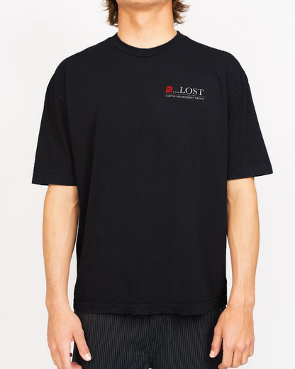 Capital Management Boxy Tee Black