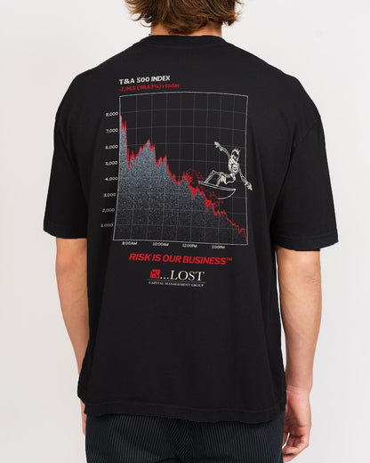 Capital Management Boxy Tee Black