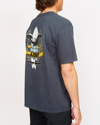 Elevated Boxy Tee Dark Slate