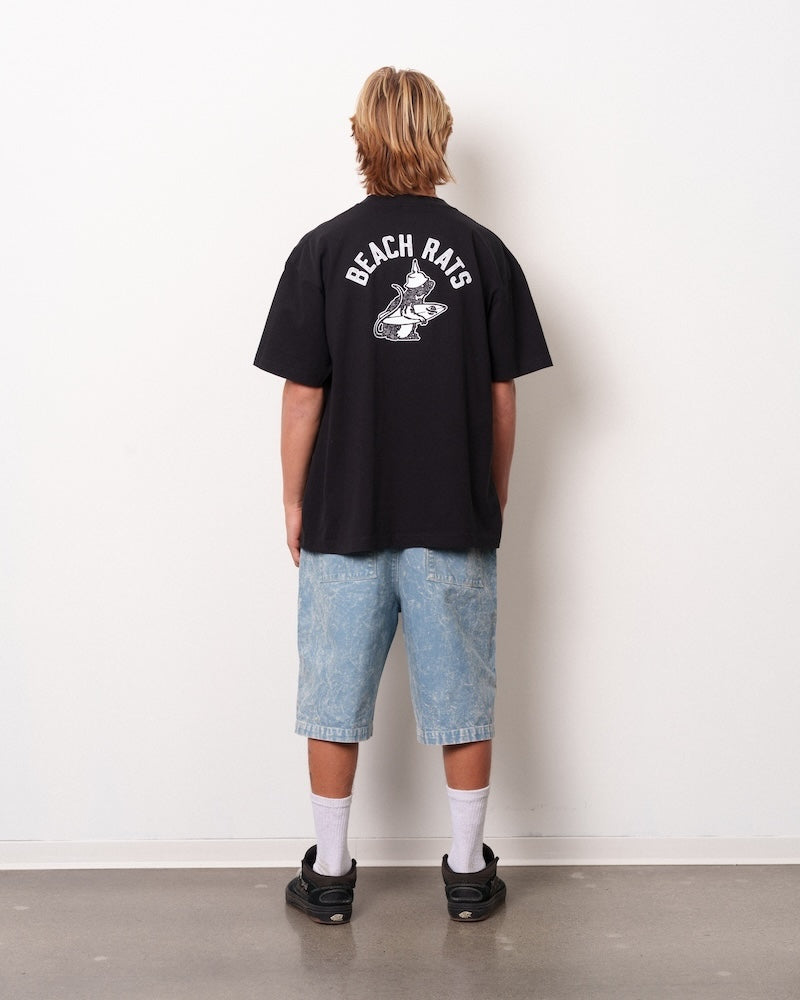Beach Rats Boxy Tee Black