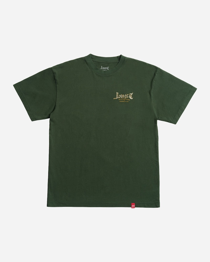 Cobra Boxy Tee Forest Green
