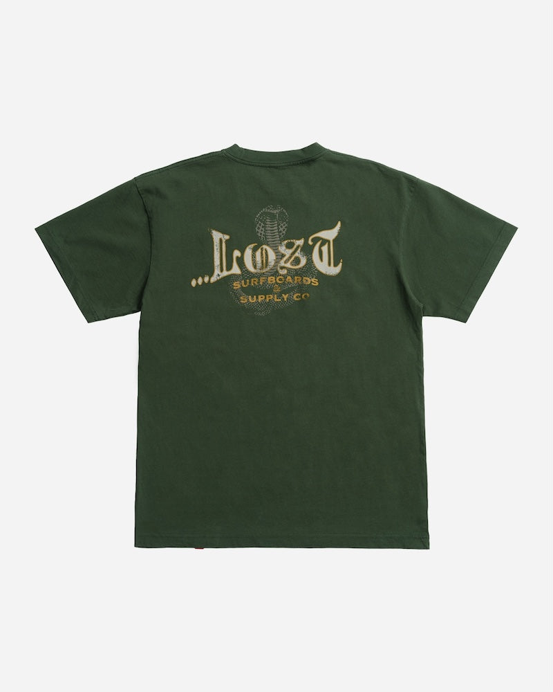 Cobra Boxy Tee Forest Green