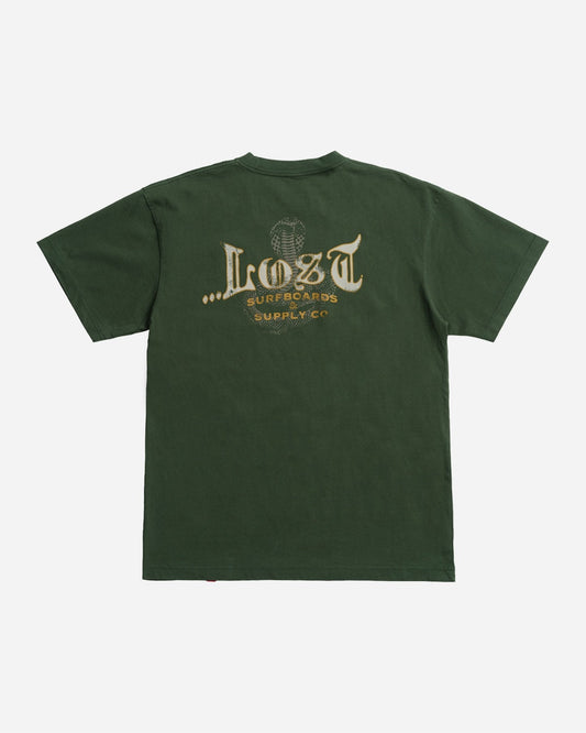 Cobra Boxy Tee Forest Green