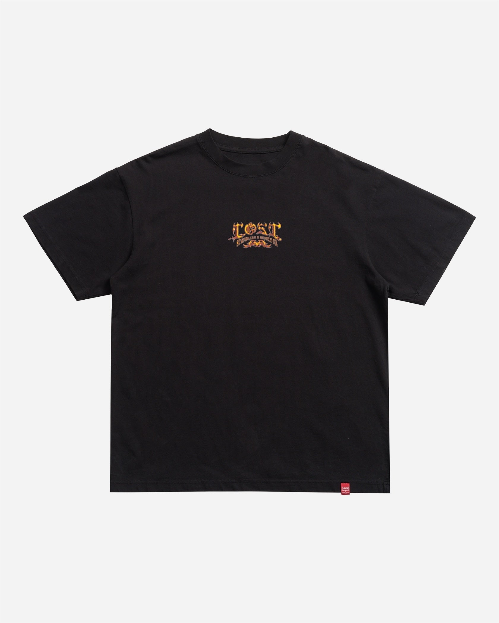Arched Gnarly Logo Boxy Tee Black – Lost Enterprises