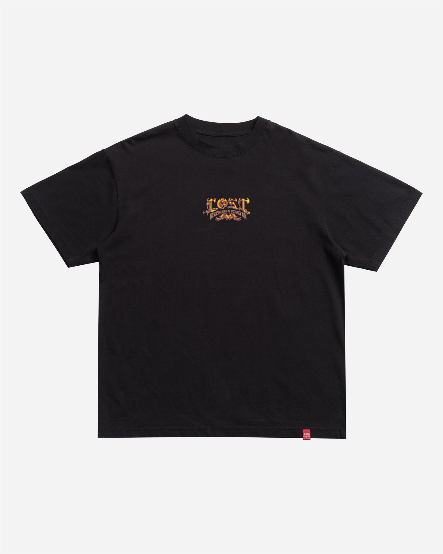 Arched Gnarly Logo Boxy Tee Black