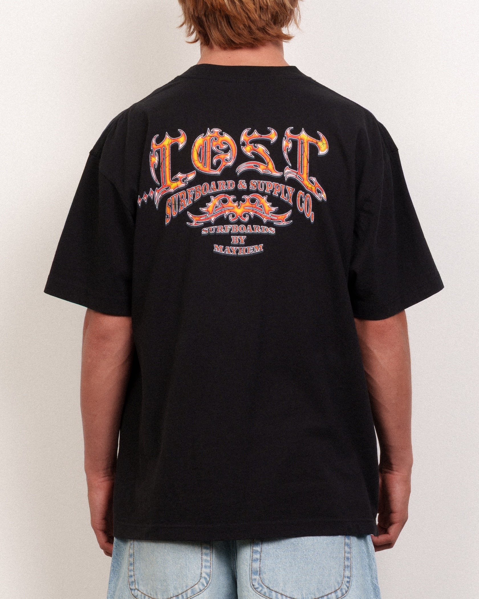 Arched Gnarly Logo Boxy Tee Black – Lost Enterprises