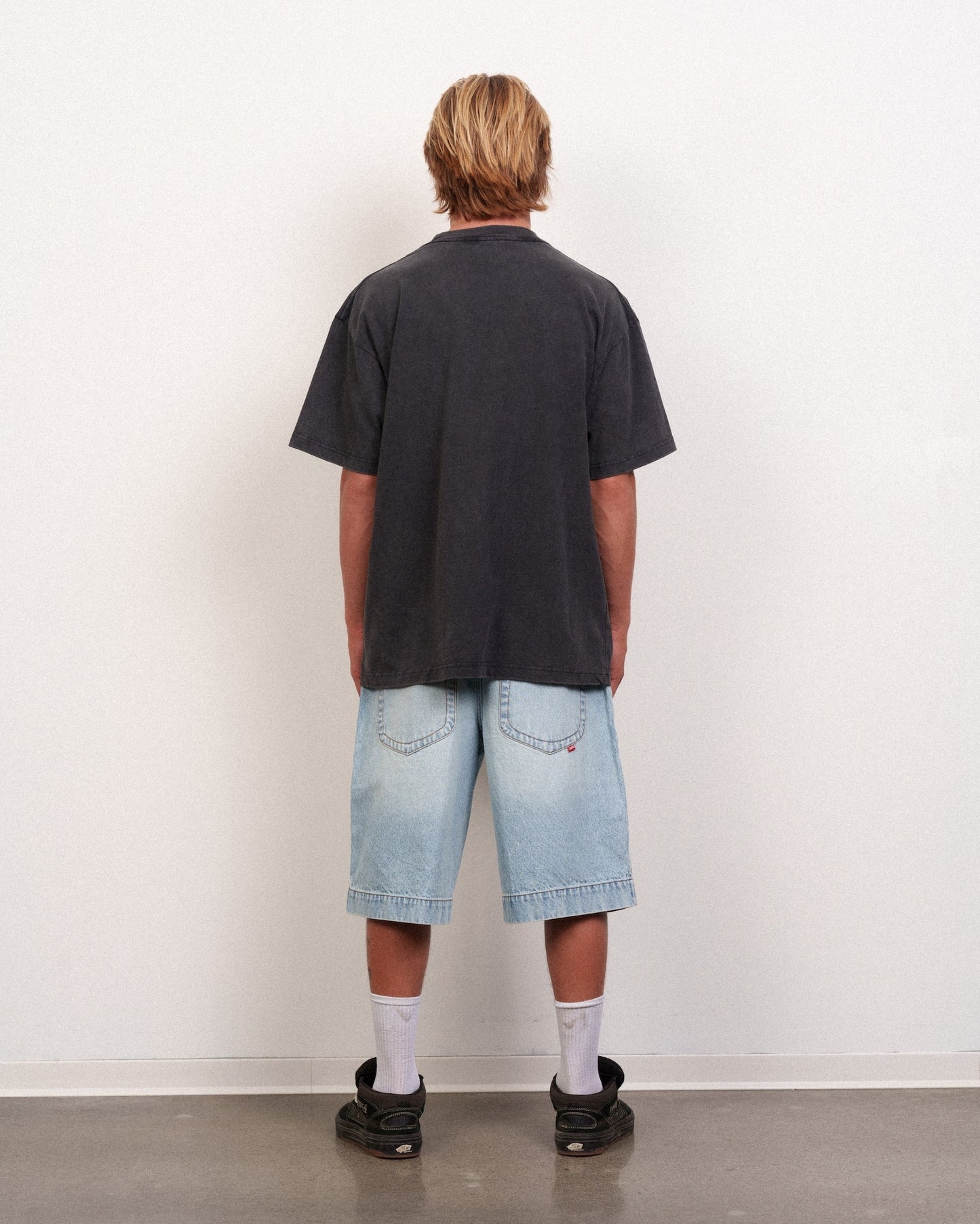 Flamer Logo Boxy Tee Black Snow