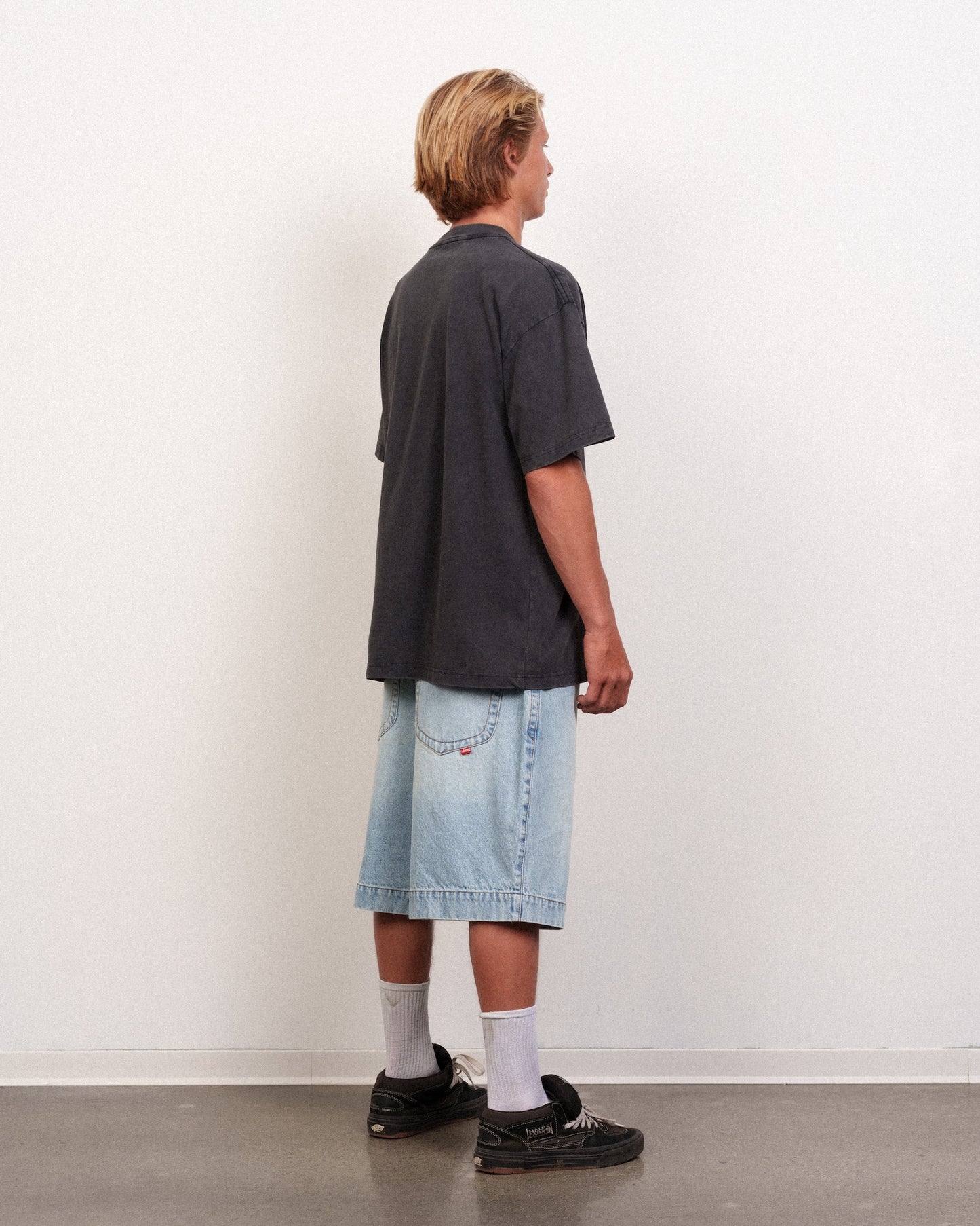 Flamer Logo Boxy Tee Black Snow