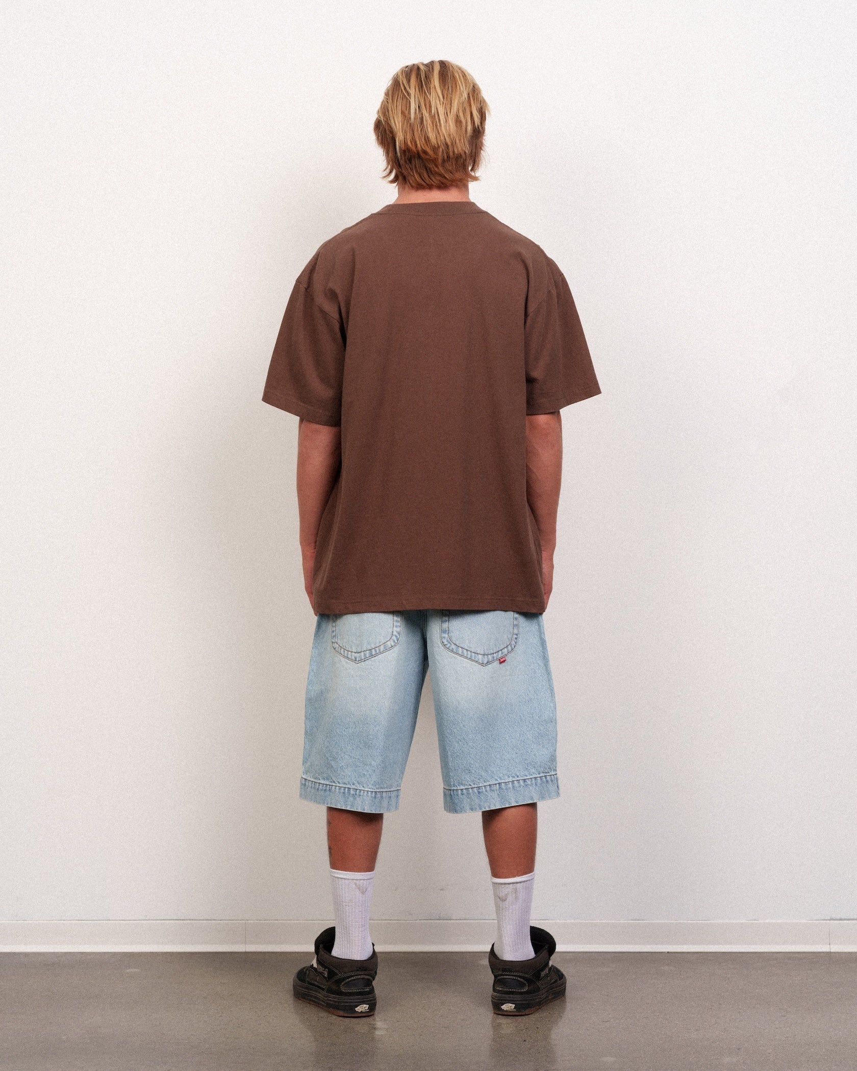 FLAMER LOGO BOXY TEE CHOCOLATE SNOW – Lost Enterprises