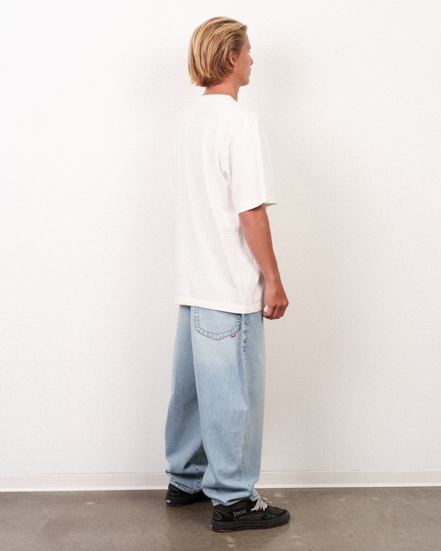 Ratty Boxy Tee White