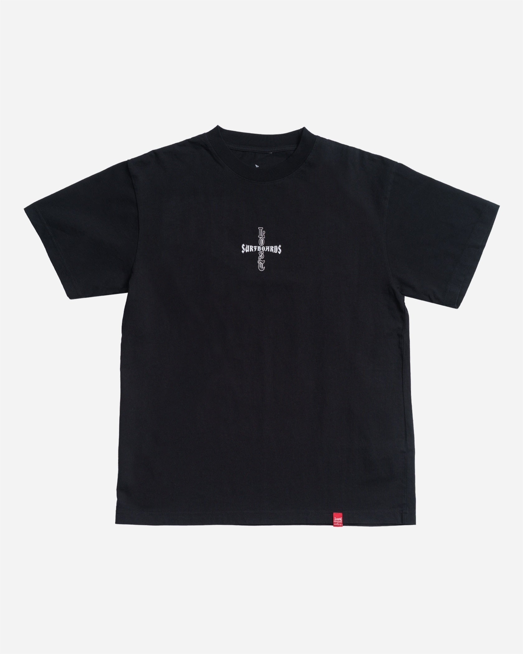 Crossed Boxy Tee Black – Lost Enterprises